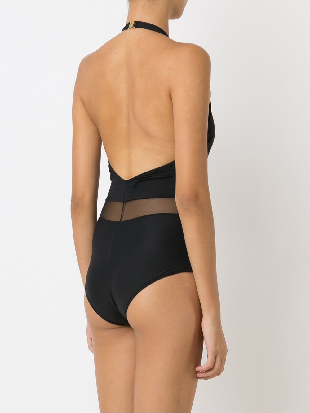 Midnight Sheer Halter Monokini
